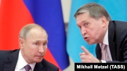 Юрий Ушаков с Владимиром Путиным