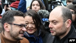 Илья Яшин и Владимир Кара-Мурза (Берлин, 17 ноября 2024 года)