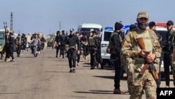 Сирийские правительственные силы у города Эс-Сувейд