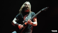 Группа Slayer на концерте в Москве в 2012 году