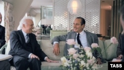 Ширак с Эдуардом Шеварднадзе