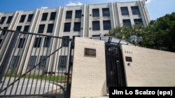 Здание одного из российских дипломатических представительств в Вашингтоне, освобожденное сотрудниками по требованию администрации США