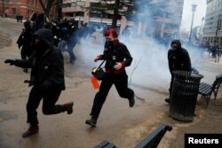 Протесты в Вашингтоне