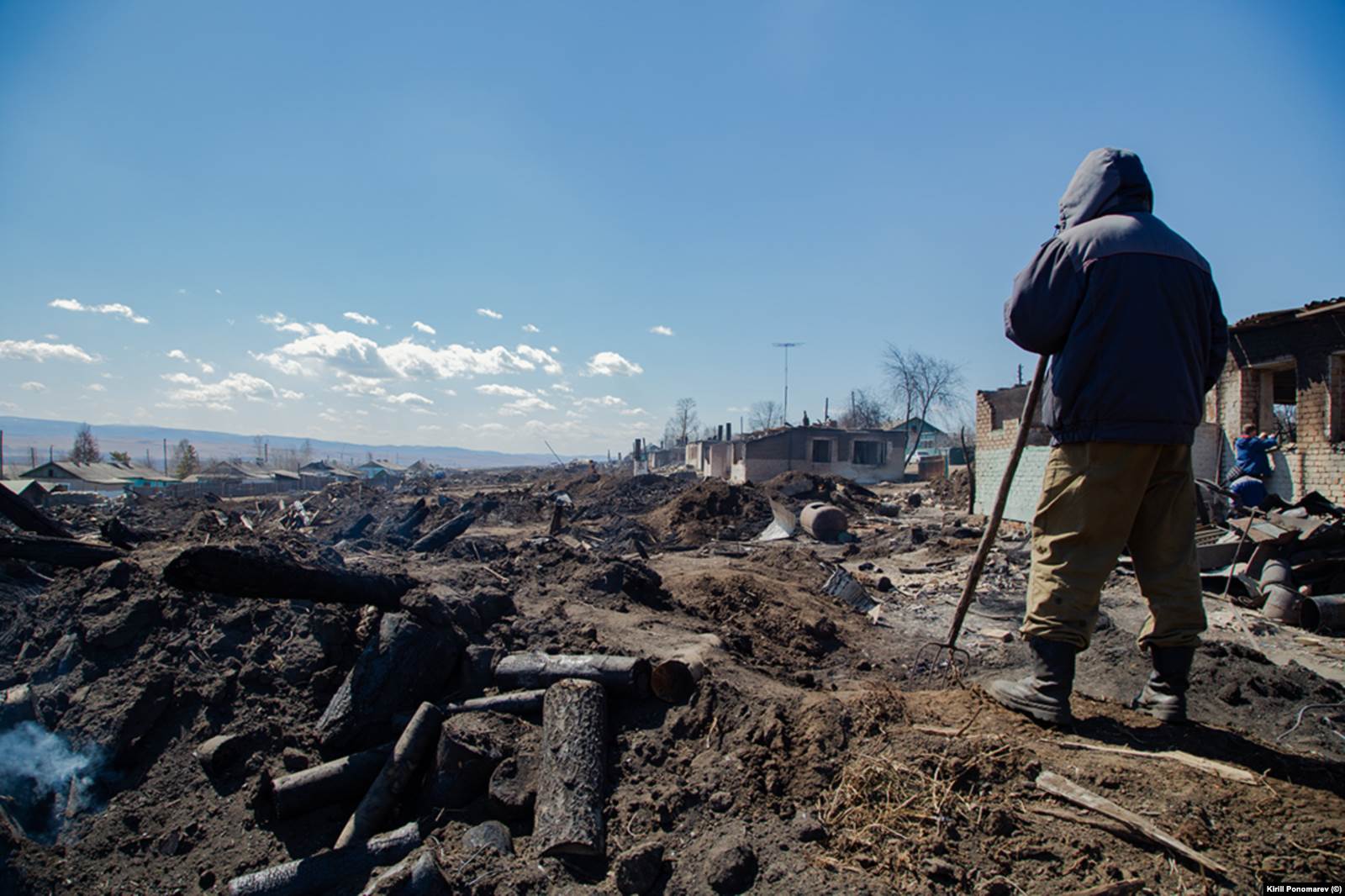 Село Шара. Забайкальский край, 20 апреля 2019 года. Фото: Кирилл Пономарев