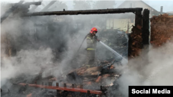 Последствия удара дронами в городе Прилуки Черниговской области