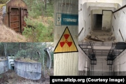 Военный городок Павловка в 2007 году. Коллаж из фотографий с форума сталкера guns.allzip.org