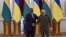 UKRAINE – resident of Ukraine Volodymyr Zelenskyi and President of Guinea-Bissau Oumar Sissou Embalo (left). Kyiv, October 26, 2022