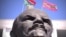 Moldova -- A monument to Vladimir Lenin in Transdniestrian Tiraspol, undated