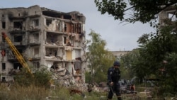 Город Изюм в Харьковской области после освобождения от российской оккупации 