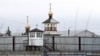 RUSSIA -- A view shows an Orthodox church on the grounds of the penal colony N2, where Kremlin critic Aleksei Navalny has been transferred to serve a two-and-a-half year prison term for violating parole, in the town of Pokrov, February 28, 2021