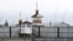 RUSSIA -- A view shows an Orthodox church on the grounds of the penal colony N2, where Kremlin critic Aleksei Navalny has been transferred to serve a two-and-a-half year prison term for violating parole, in the town of Pokrov, February 28, 2021