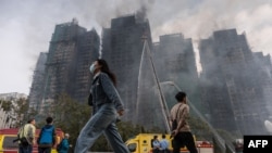 Тушение пожара в Гонконге, 27 ноября 2025 года