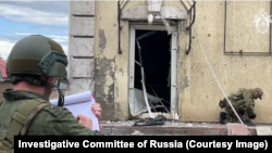 Последствия взрыва в Луганске