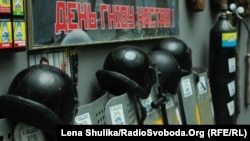 Выставка памяти событий киевского Майдана, февраль 2015 года 