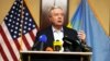 UKRAINE – U.S. Senator Lindsey Graham (R-SC) attends a news briefing, amid Russia's attack on Ukraine, in Kyiv, March 18, 2024 
