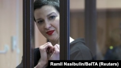 Мария Колесникова в суде, 2021 год