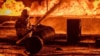Odessa. Fire at the SOCAR oil depot. August 18, 2025